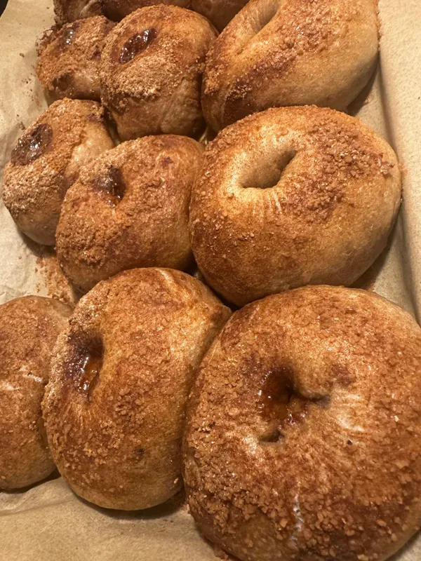 Sourdough Bagels