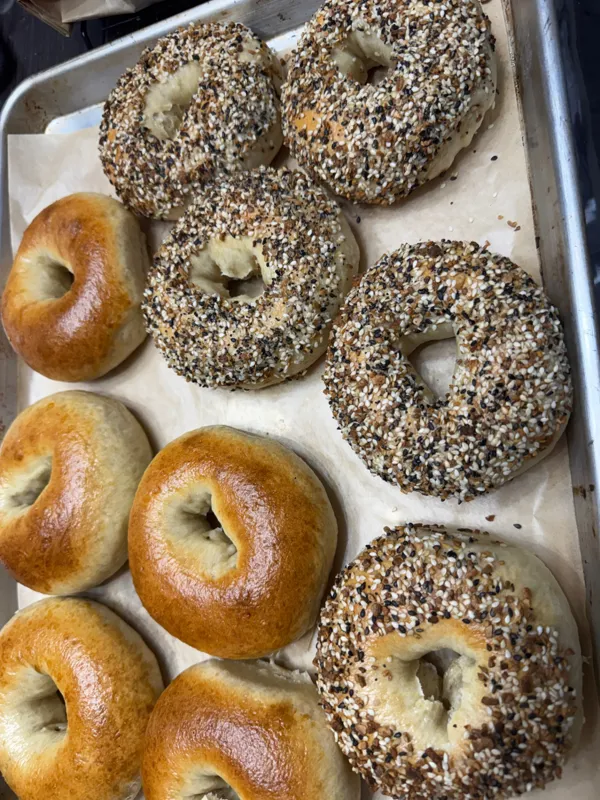 Sourdough Bagels