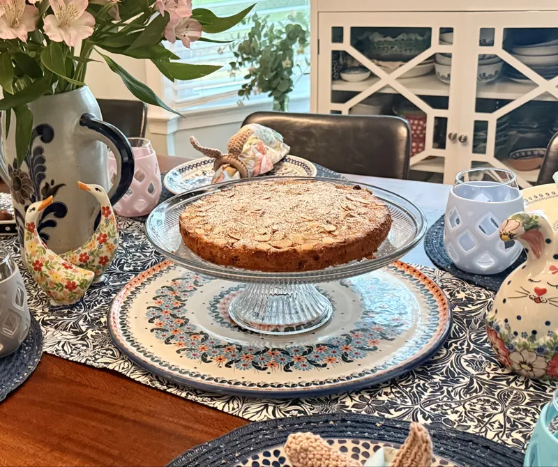 Strawberry Almond Coffee Cake