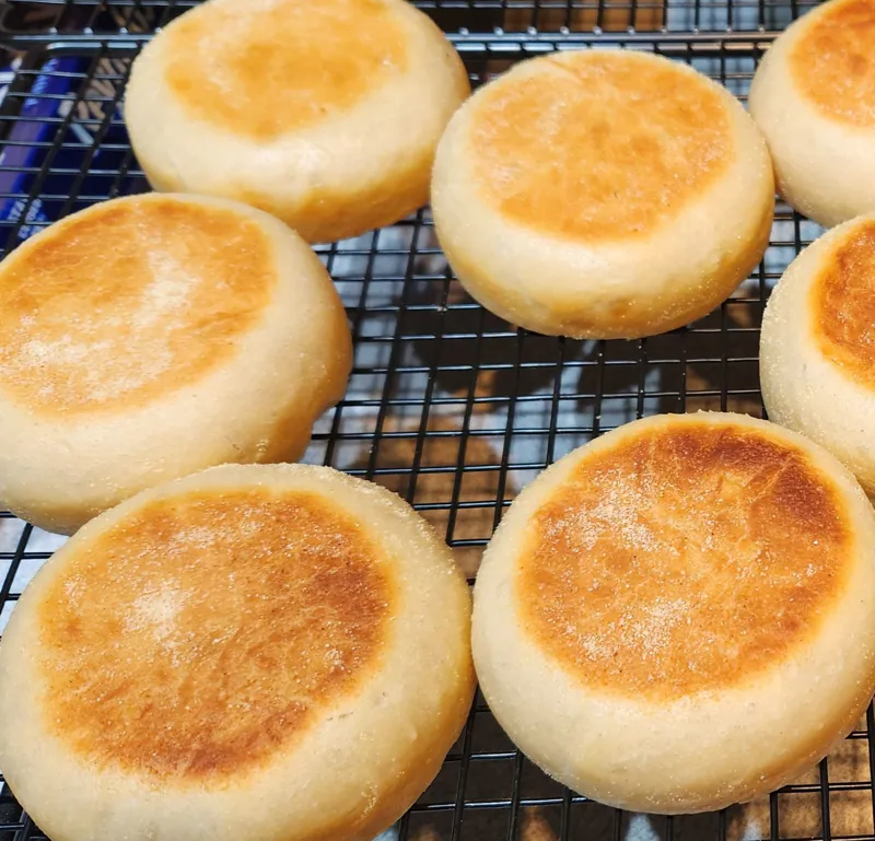 Sourdough English Muffins