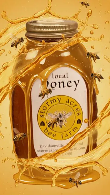 Local Honey by Stormy Acres Bee Farm 16 oz
