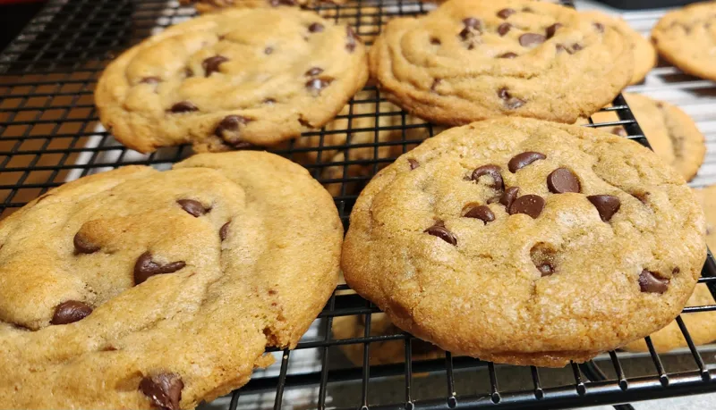 Brown Butter Sourdough Chocolate Chip Cookies