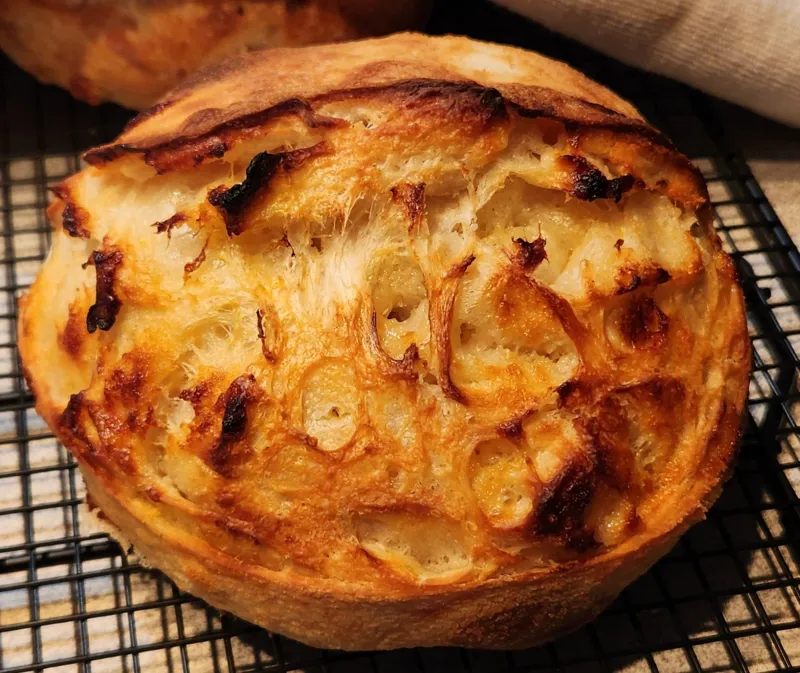 Lemon and White Chocolate Sourdough Bread