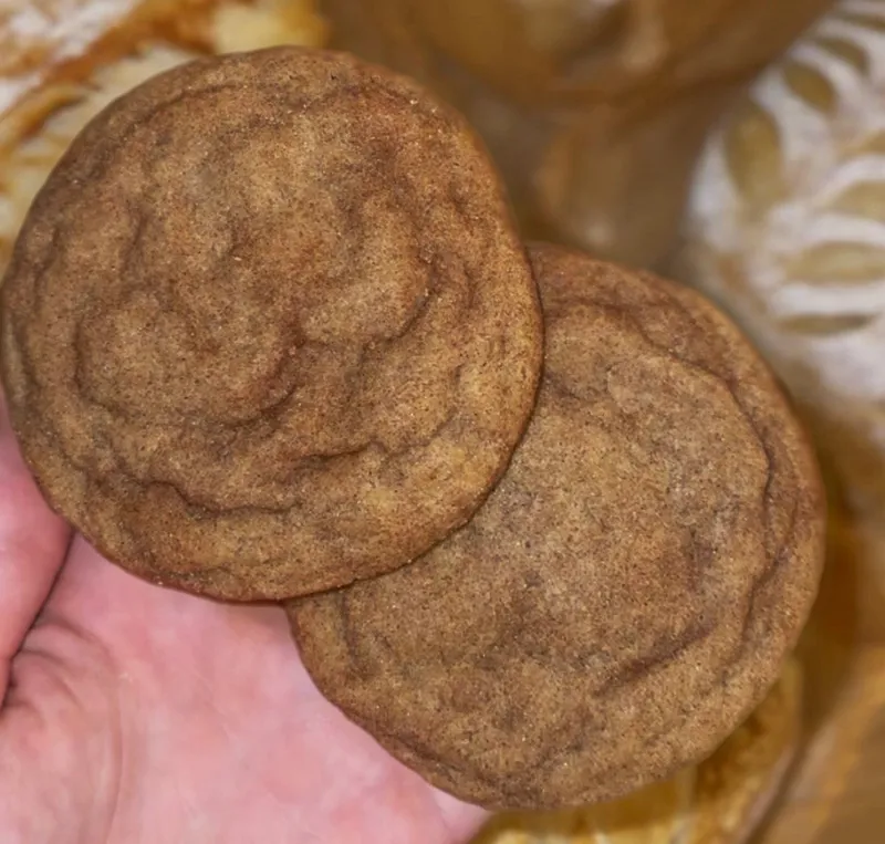 Sourdough Snickerdoodle Cookies
