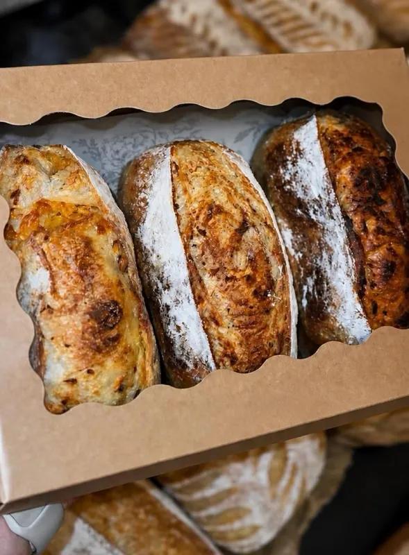 Mini Sourdough Loaf Flight Box