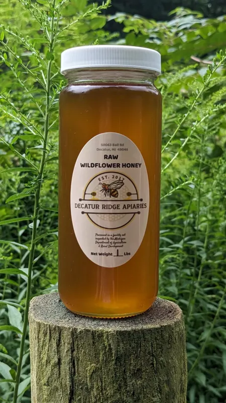 Raw Local Honey - Glass Bottle