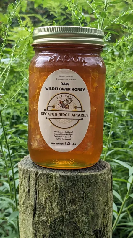 Comb & Honey - Glass Jar