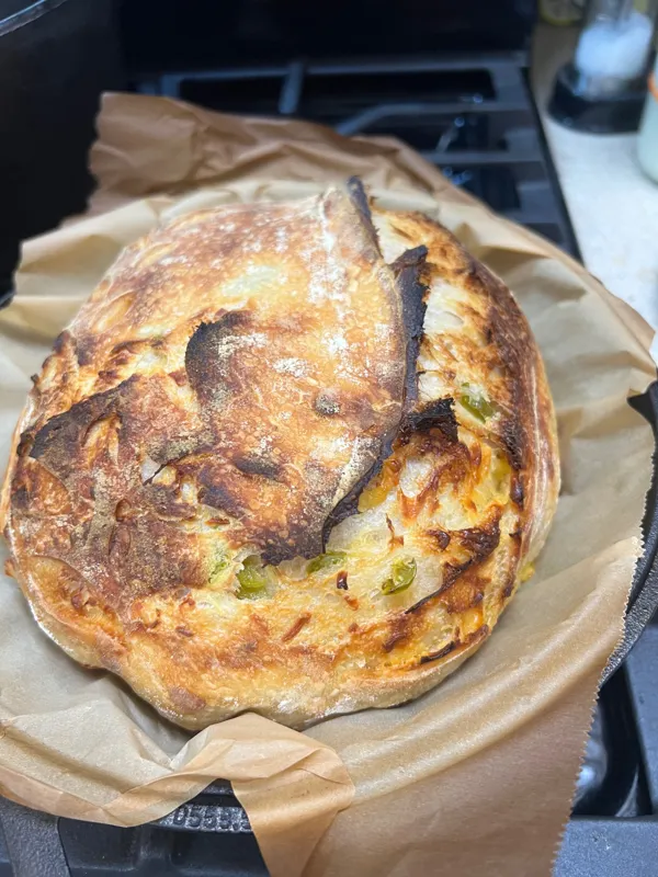 Jalapeño Cheddar Sourdough