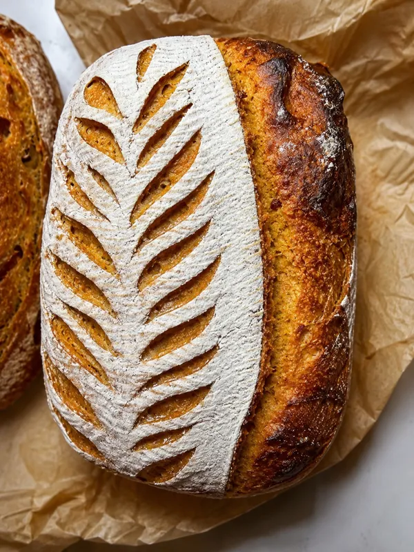 Sourdough Pumpkin Cinnamon Sugar Swirl Loaf