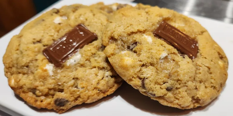 Smores Sourdough Cookies