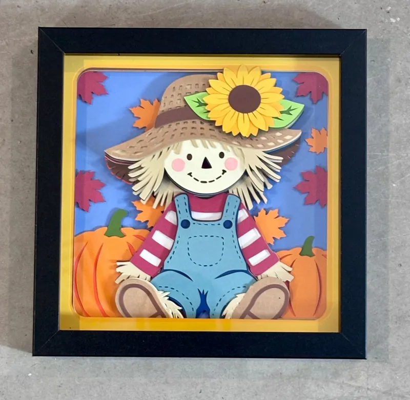 Scarecrow shadow box