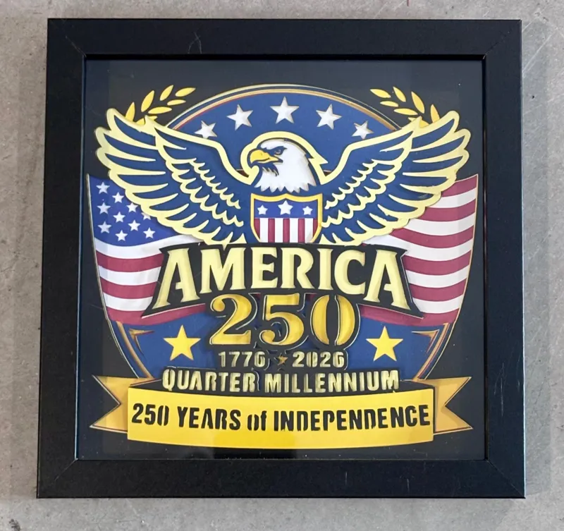 America shadow box