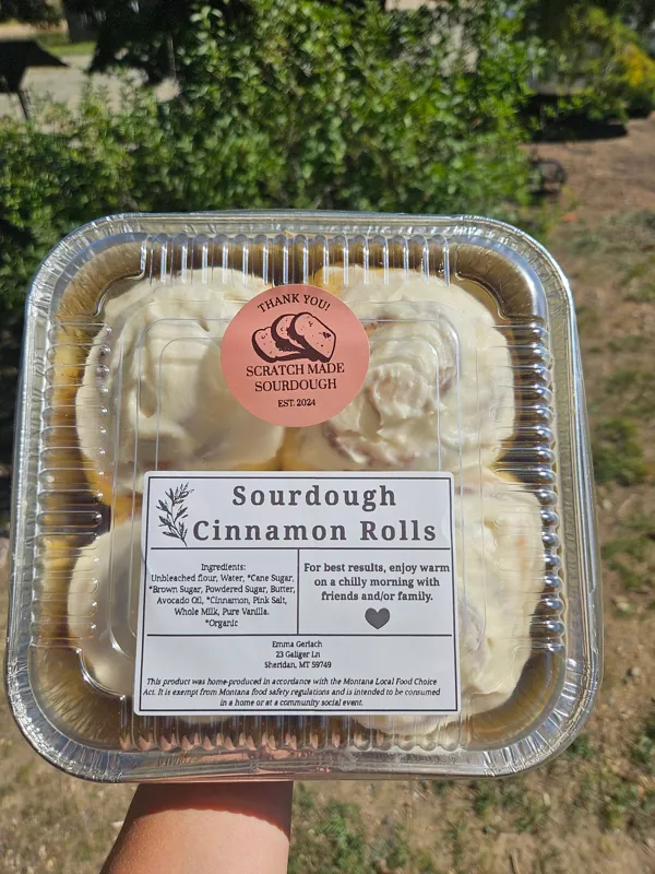 Sourdough Cinnamon Rolls (4 pack)