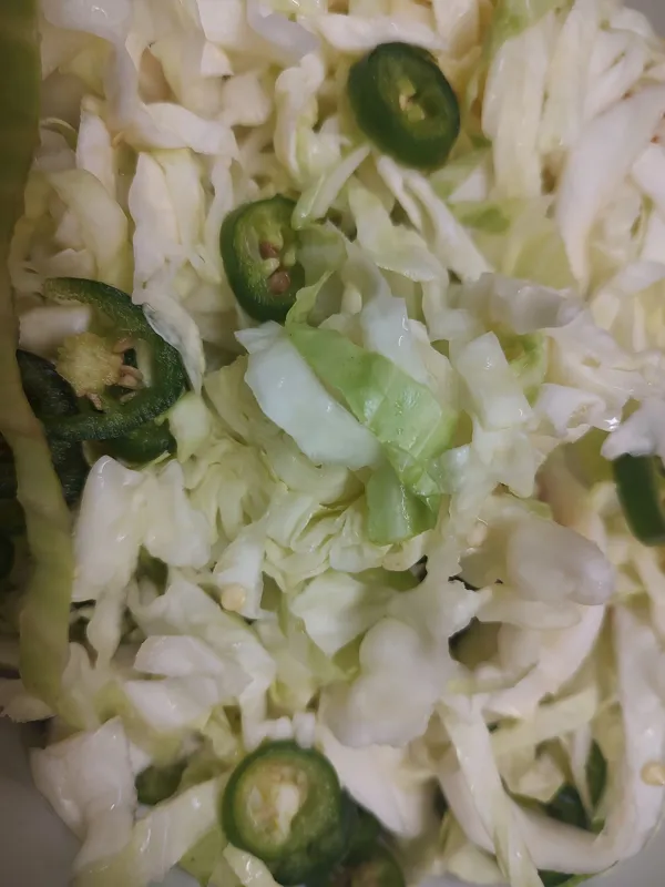 Pickled Jalapeno Cabbage