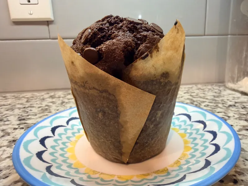Double Chocolate Chip King Sized Muffins