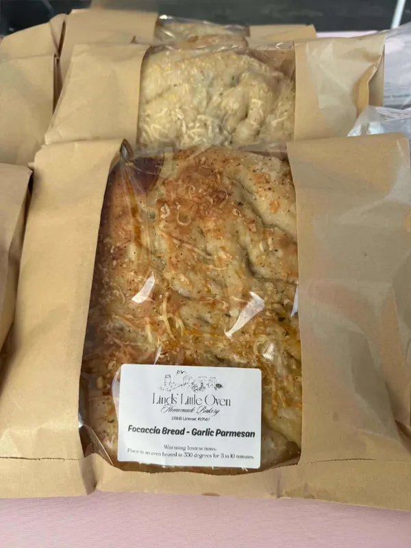 Garlic Parmesan Focaccia Bread