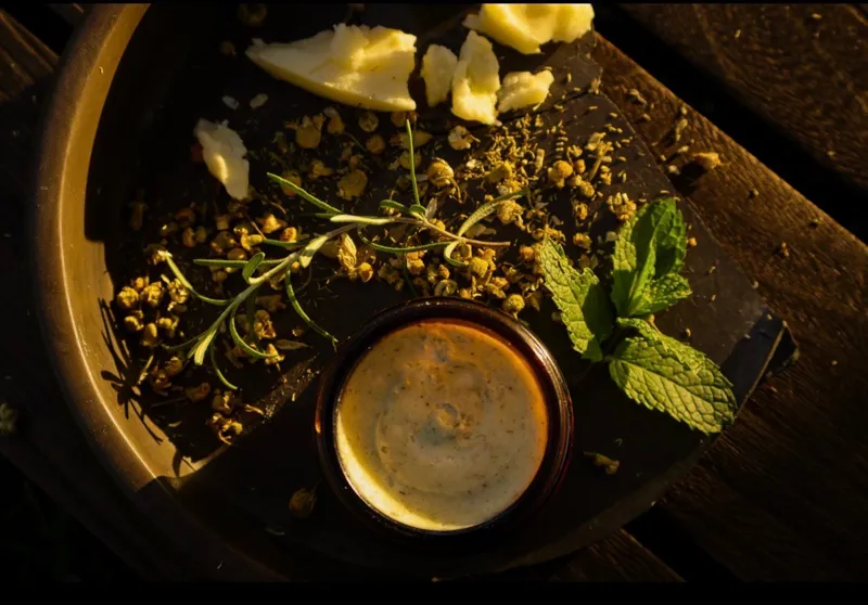 Morning in The Hollow Whipped Tallow Balm | Rosemary, Mint, Sage (4oz jar)