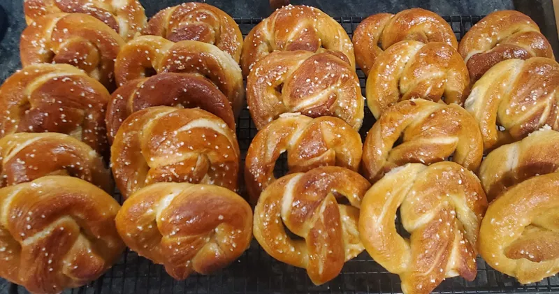 Sourdough Discard German Pretzels