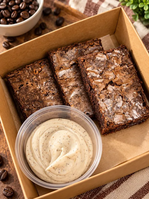 Espresso Martini Brownies (Non-alcohol)