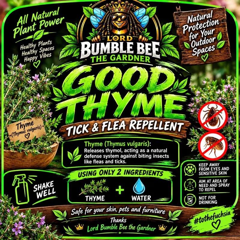 Good Thyme tick and flea repellent