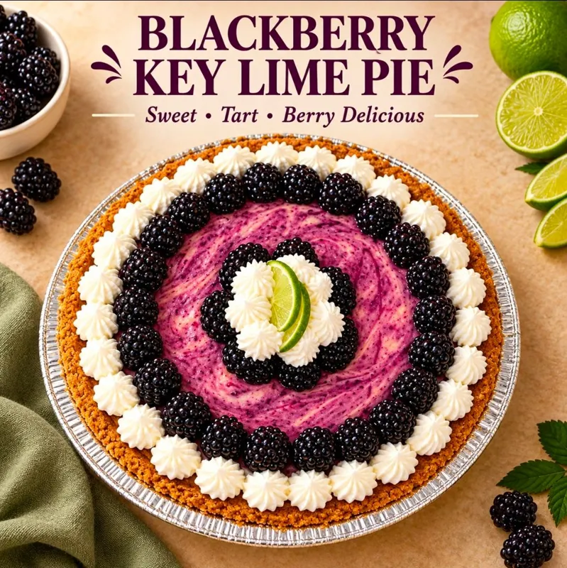 Blackberry Key Lime Pie