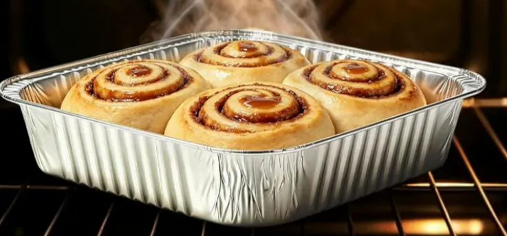 Signature Cinnamon Rolls with Rich Cream Cheese Frosting.