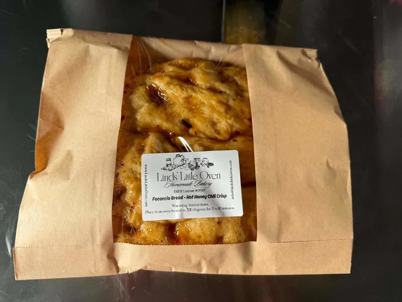 Hot Honey Chili Crisp Focaccia Bread